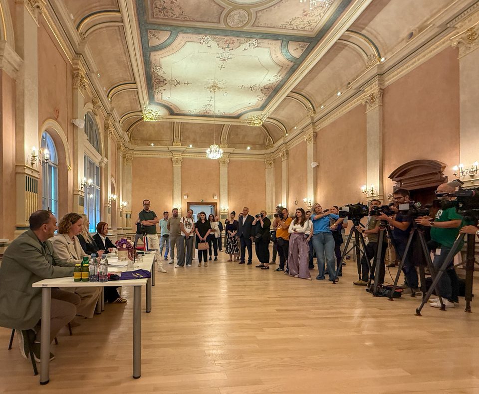 Sudionici završne konferencije u obnovljenoj dvorani Muzeja Mimara